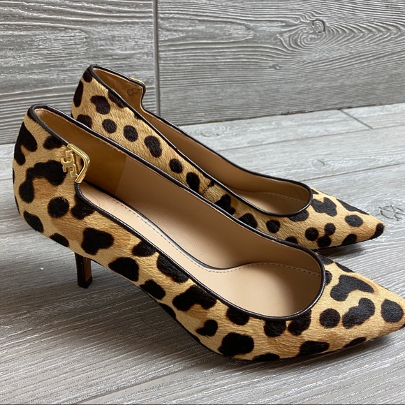 New Tory Burch Leopard Print Heels - Picture 8 of 12
